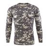 Men's Outdoor Quick-drying Camouflage Long Sleeves Tops Blouse T-Shirts