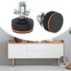 Adjustable 3/8" Furniture Leg Levelers with High Density Rubber Floor Protectors Adjustable Leg Levelers for Furnitures