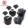 SORGHUM 5ND941431A 5ND941431B For VW Golf 5 6 GTI Mk5 Mk6 Jetta 5 6 Passat B6 Touran Tiguan SEAT Chrome Headlight Window Switch