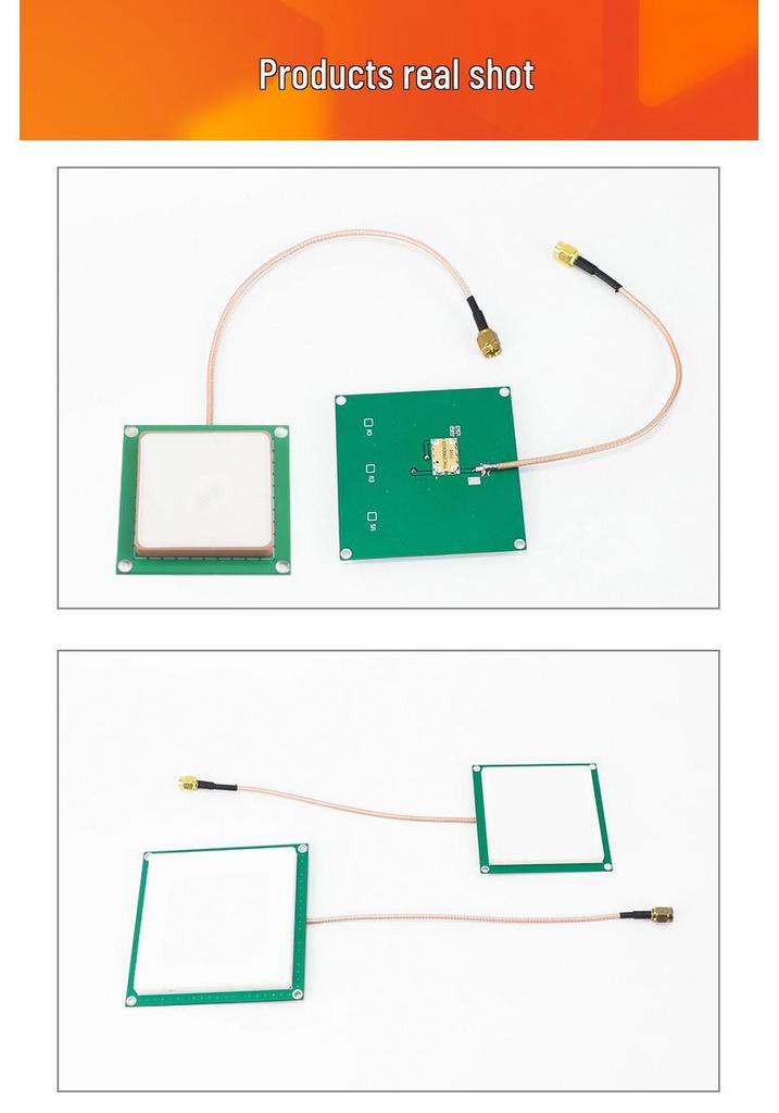 UHF RFID Passive Reader Writer with Long-Distance Ceramic Antenna for Card Reading