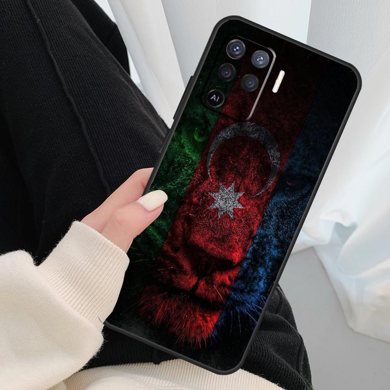 Azerbaijan Buta Flag Case For Oppo A40 A60 A80 A5 Pro A15 A16 A17 A57 A77 A94 A74 A54 A76 A96 A18 A38 A58 A78 A98