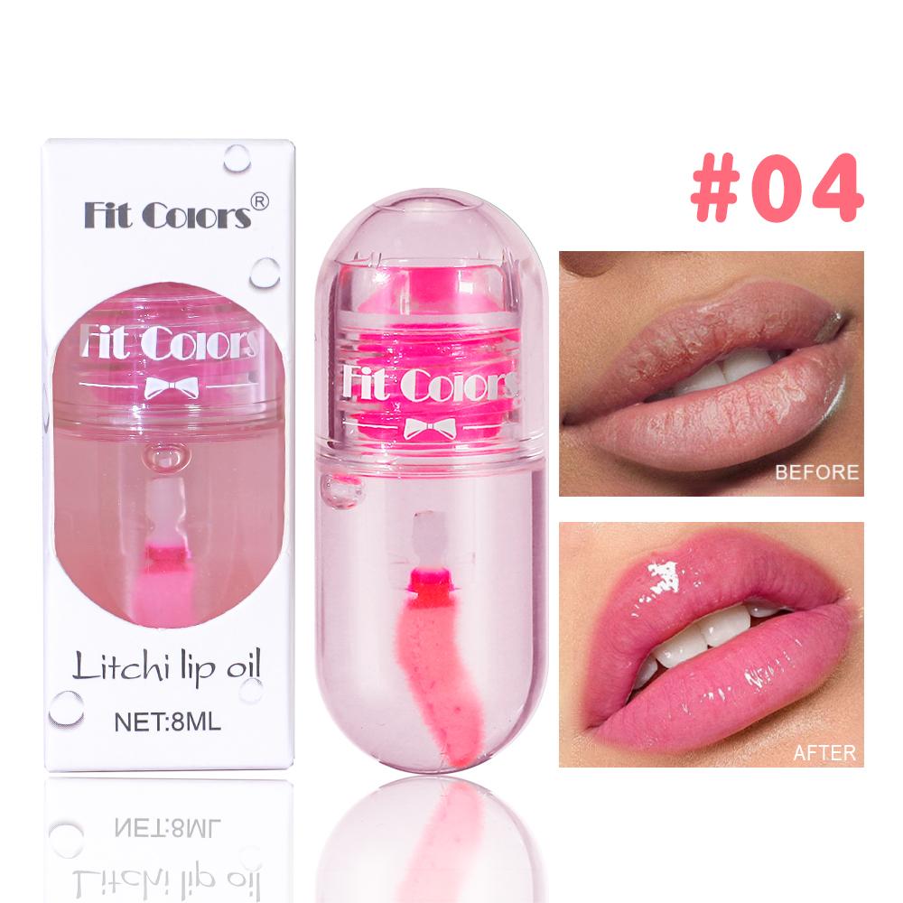 Hydratační lesk na rty Zvětšující měnící barvu Kapsle na rty Hydratační Dlouhotrvající Přírodní šťavnaté rty Make-up