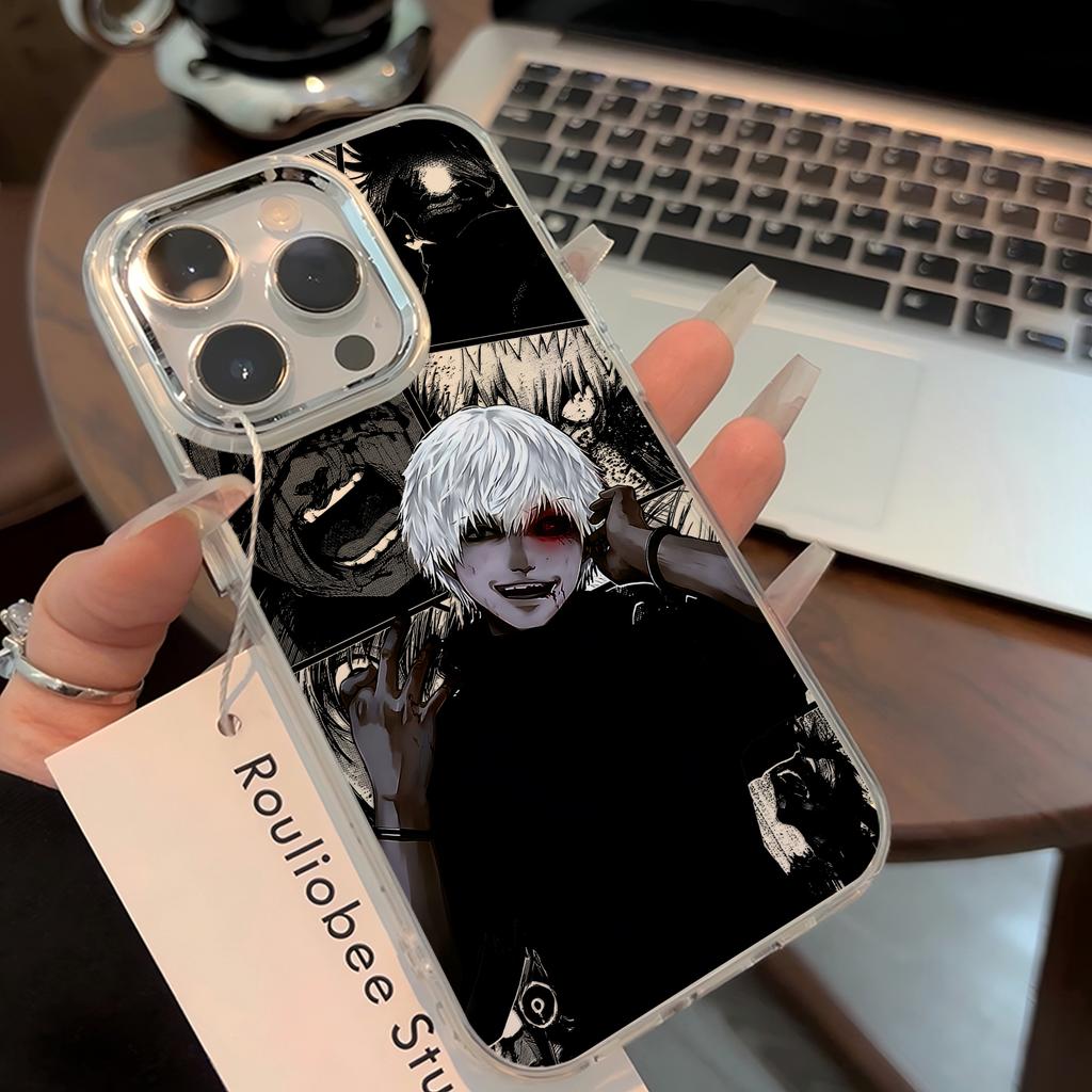 Coque de téléphone Anime Japonais Tokyo Ghoul Pour iPhone 17 16e 16 15 14 13 12 11 mini Pro Max X XR XSMAX 8 7 Air Plus Housse Souple