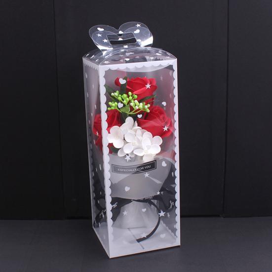 1 Bouquet Artificial Soap Mother Day Rose Flower Valentine Gift Wedding Decor