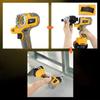 18V 12 in 1 brushless multifunctional tool set,include: drill, impact drill, circular saw, recip saw screwdriver, hedge trimmer