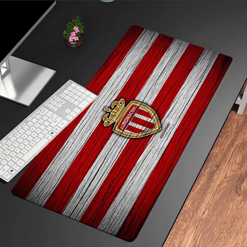 As Monaco Fc Crest Mouse pad Mouse pad, Gaming Mouse Pad, keyboard pad, Desk Decor for computer notebook Fan Gift Birthday Gift