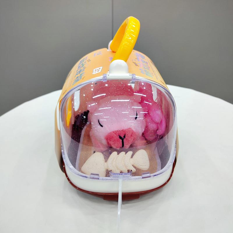 1 Set Animal Capybara Plush Figure Kit Electric Capybara Walking Doll Toy With Sound Children'S Electric Plush Dolls Toy