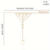 Hot-Selling Rhinestone Foot Jewelry: Versatile Finger Anklet & Foot Ring for Beach Vacations