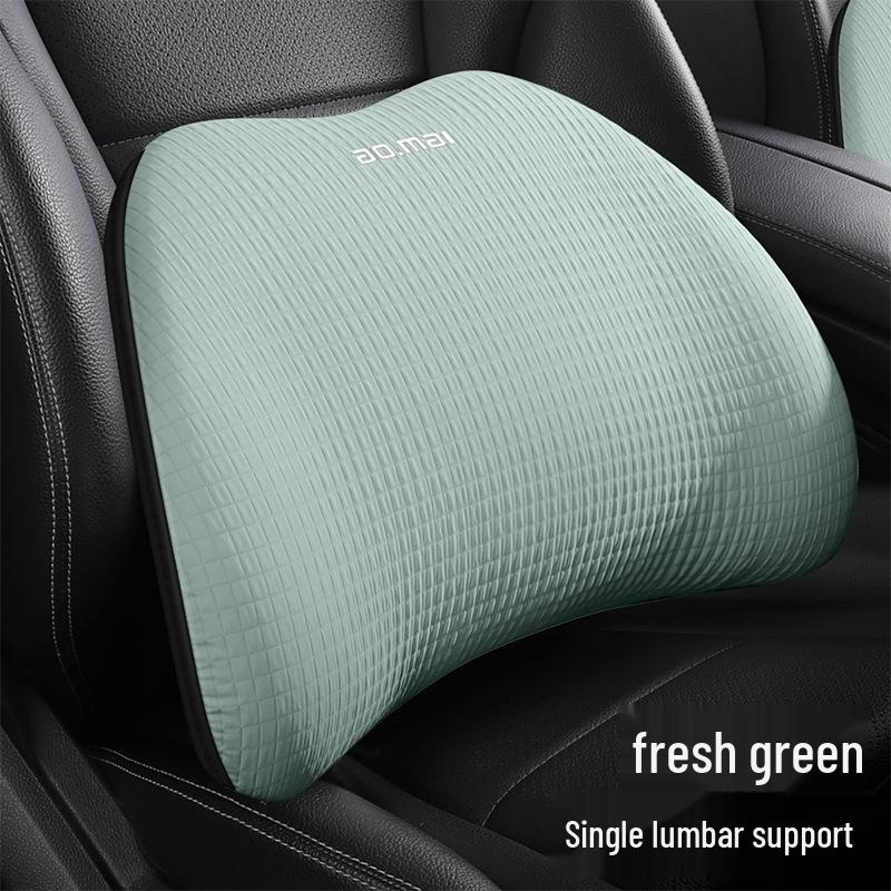 Polo Golf Bora Car Lumbar Support & Neck Pillow - Premium Memory Foam Massage Headrest