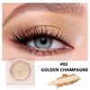 Ombretto monocromatico lucido Commercio estero Matte Pearlescent Glitter Beauty Makeup Ombretto a 12 colori