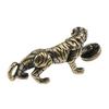 Brass Tiger Statue Ornament Chinese Zodiac Tiger Office Desk Decoration Pendant