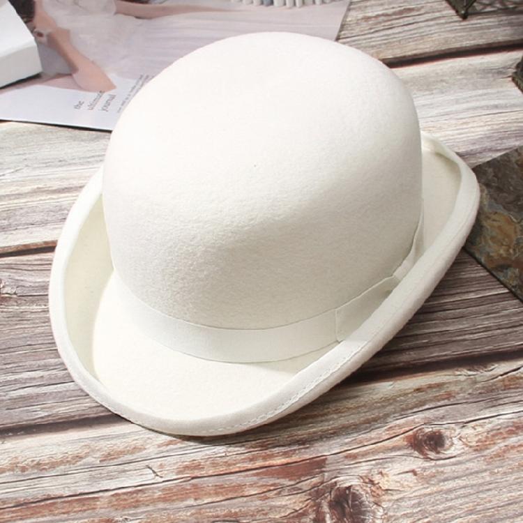 Cappello a Cilindro Occidentale Cappello Fedora in Lana a Tesa Larga Regalo per Fidanzato Cappello a Cilindro a Tesa Corta