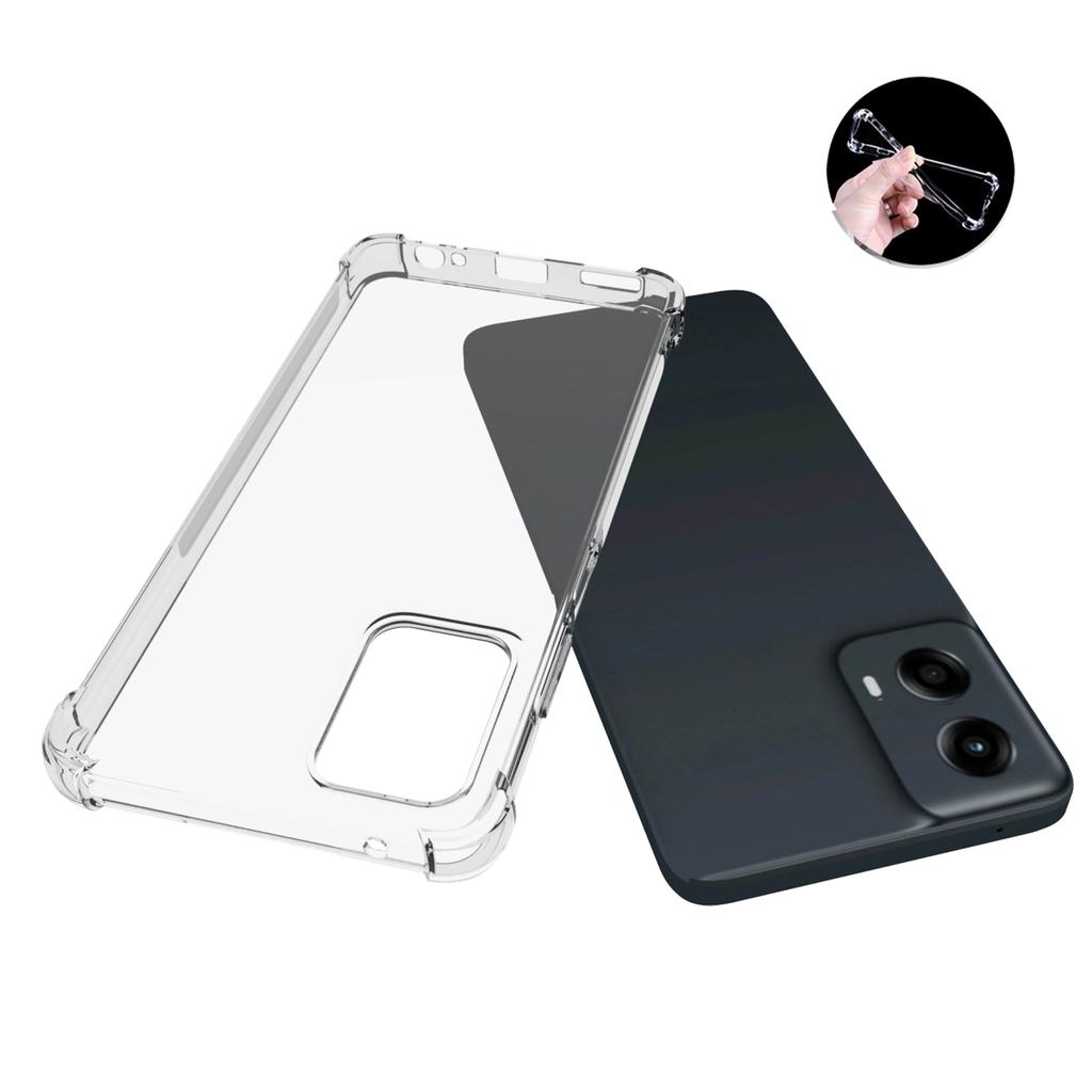For Motorola Moto G 5G (2024) Case Non-slip Drop-proof Clear TPU Phone Cover