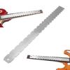 Metall Saitenlage Lineal Gitarren Setup Lineal Gitarren Messwerkzeug Metalltextur für Gitarren und 6-Saiten Bässe