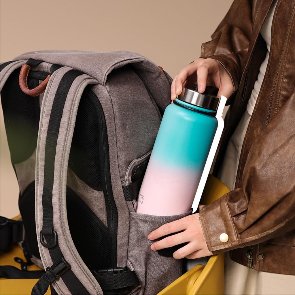 1 Liter Water Bottle 1L Children Direct Drinking Thermal Insulation Vacuum Insulated Bottle Stainless Steel Water Bottle Portable Pink BOTTLE BOTTLE