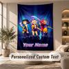 Tapestry Custom Name Text, Wall Hanging Tapestry Home Room DecorKpop Demon Hunters