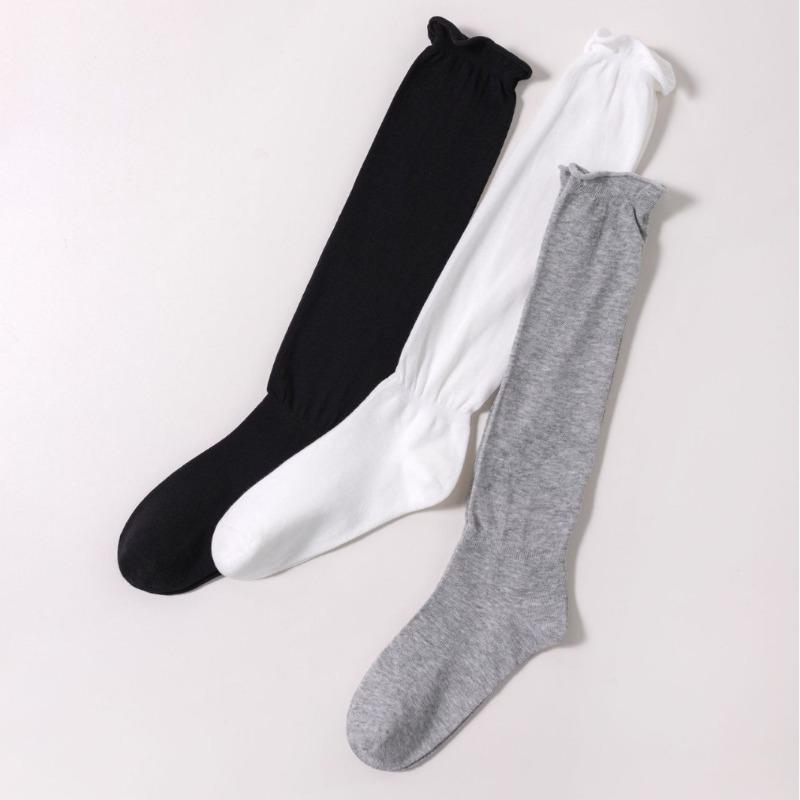 Women's Summer Thin Style Leg Curled Loose Boneless Leg Socks