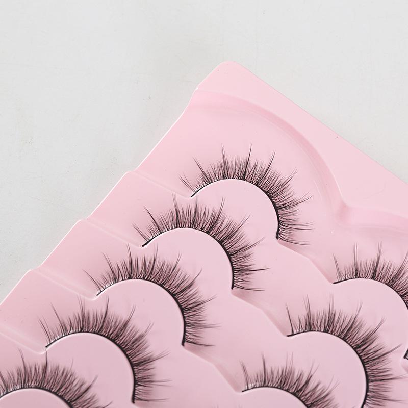 3D121 False Eyelashes: Natural, Thick, Mixed-Style, Handmade, European American Curly Simulation Eyelashes