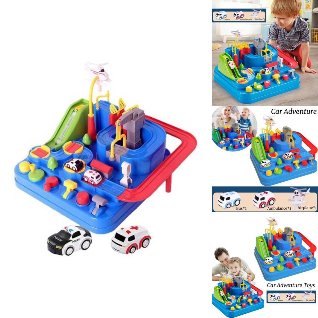 Exciting Inertia Sliding Adventure Track Car Toy For Children Popular Educational Early Learning Toy