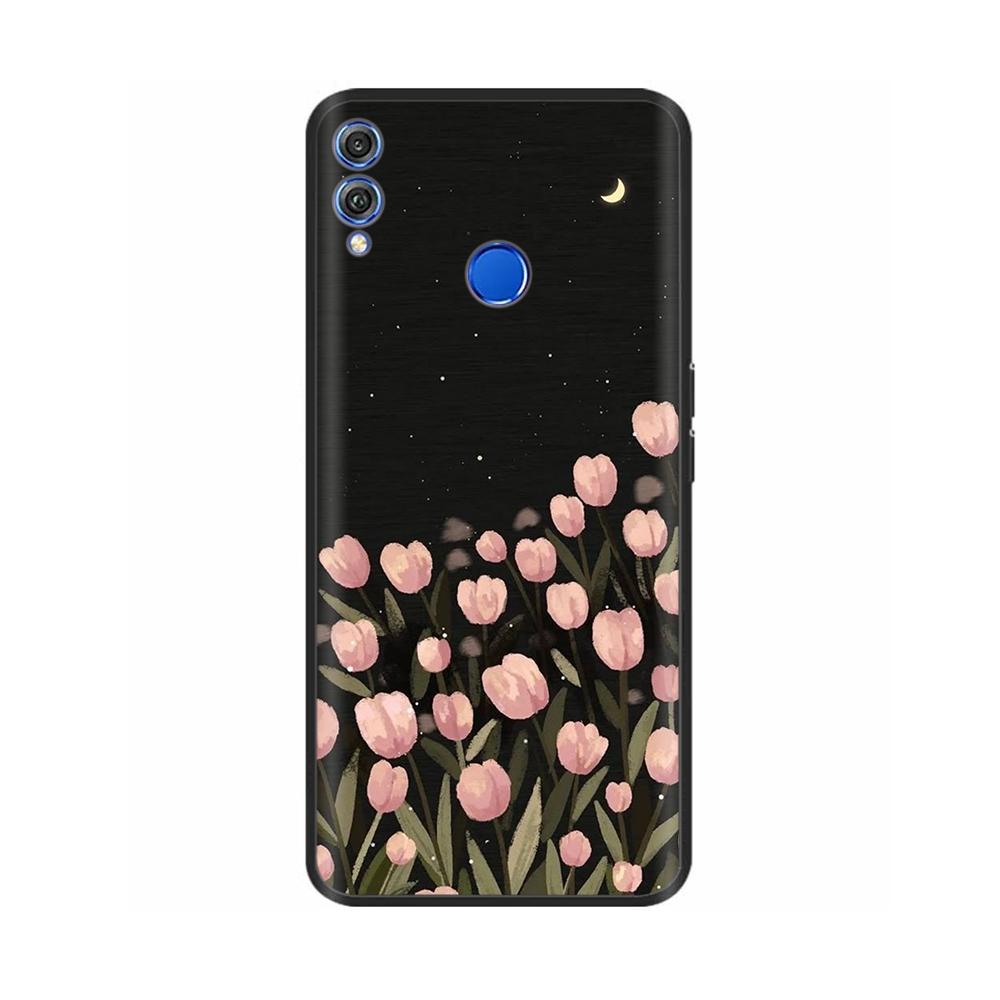 Shockproof Cover For Honor 8X Case Soft TPU Silicone Back Cover For Huawei Honor 8X Cases Honor8X Animals Painted Cover Fundas