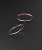 Ohuuu Line Enamel Ring (Black/Red) _ 925 Silver