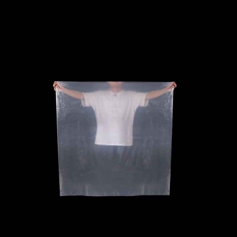Transparent Flat Opening Plastic Storage Bag