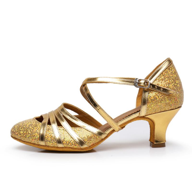 

High Quality Salsa Dance Shoes Women Latin Dance Shoes Glitter High Heels 5/7cm Ballroom Tango Dancing Shoes Woman Girls Sandals 34