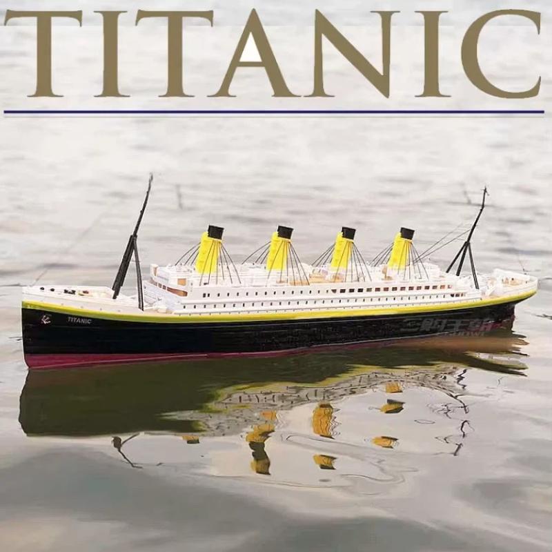 Remote Control Titanic Wireless Electric Cruise Ship Toy Boat For Water Activity Adult Hobby Collectible Decoration