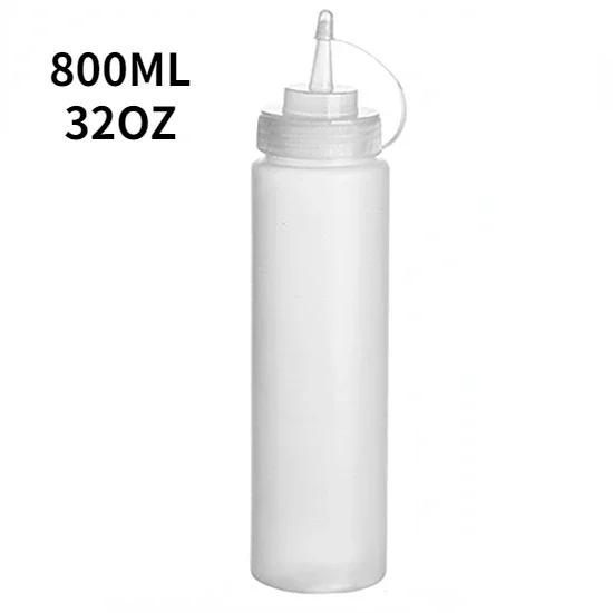 Butelki do wyciskania na przyprawy 250ML/360ML/450ML/650ML/800ML na keczup, musztardę, majonez, ostre sosy, butelki na oliwę z oliwek, gadżet kuchenny
