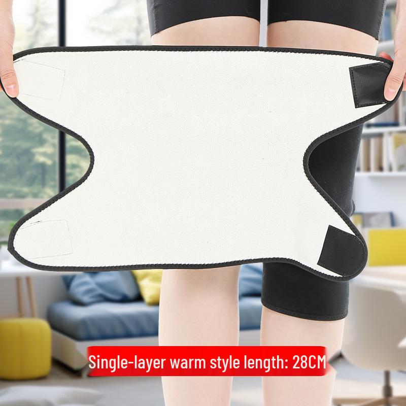 

Unisex Thickened Velcro Knee Pads with Imitation Lamb Wool Lining Adjustable (80-180 kg)