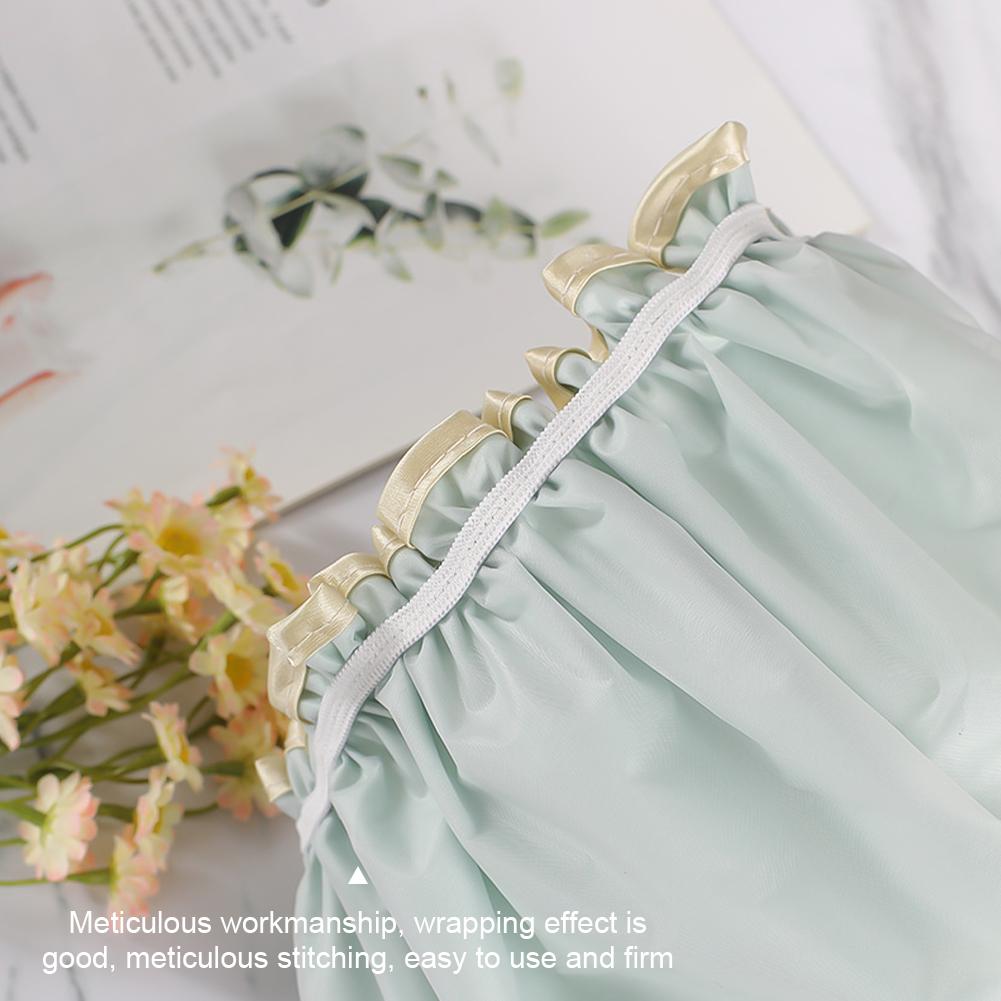 Waterproof Star Double Shower Cap Hair Cap Hot Gold Printed Terylene Cotton Shower Cap Bathing Women