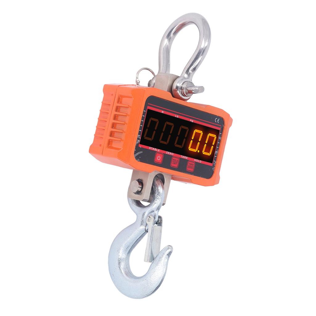 Electronic Crane Scale Red Green LED Display High Accuracy Heavy Duty Digital Hanging Scale with Remote Function 500KG/1000LB