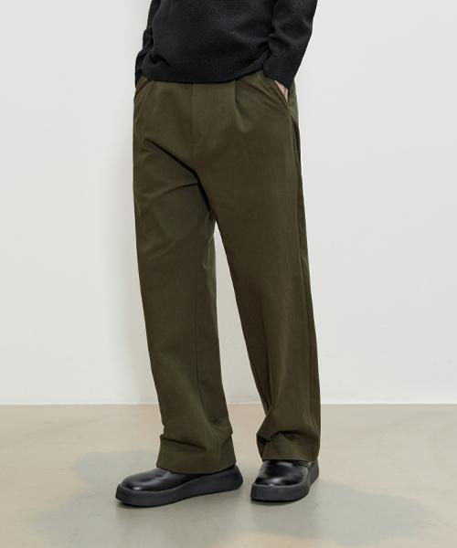 VTWO [Set] Carpenter Cargo Cotton Wide Pants + Daily Wide Elastic Cotton Pants_6 Colors (B Type)