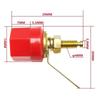 1Set Durable Gold Plated Speaker Binding Post 4mm Hex Head Banana Plug Socket Speaker Adapter Terminal Amplifier Video