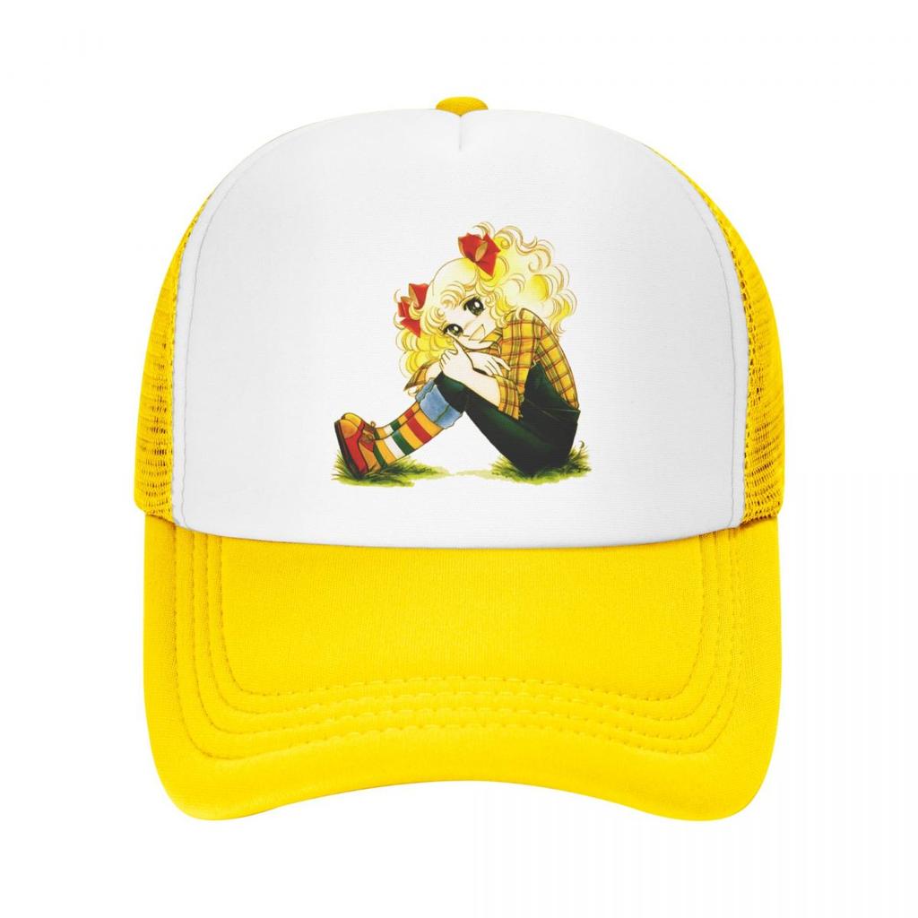 Cool Candy Candy Trucker Hat for Unisex Women Personalized Adjustable Adult Cartoon Anime Unisexga Baseball Cap Outdoor Snapback Caps