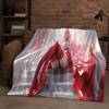 Manta de Franela Sexy 3D de Chica Zero Two DARLING in The FRANXX, Manta de Felpa Suave y Cálida para Hogar, Dormitorio, Cama, Sofá, Oficina