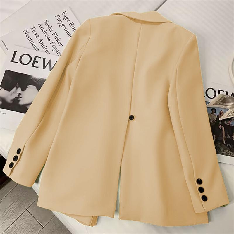 Dámské 2025 Jarní Módní Volné Ležérní Sako – Malá Velikost, Dlouhý Rukáv, Všestranný Design