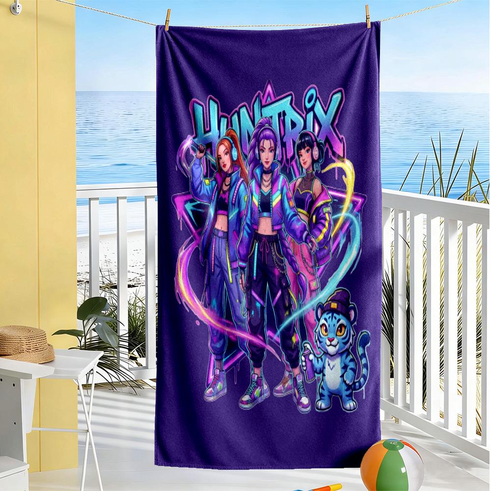 Stars Party Beach Towel Soft Durable Quick-Dry Comfortable Lightweight