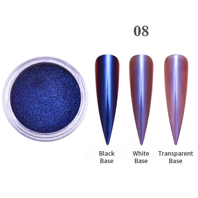 

1 коробка Пластівці для нігтів типу Хамелеон. Нерегулярна алюмінієва фольга. УФ-гель-лак. Блискітки. Палієт. Манікюр. Художня прикраса. Блискуча пудра.