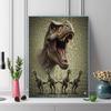 T-Rex 100% Round Full Drill 5D DIY Diamond Painting Embroidery Cross Stitch Rhinestone Décor