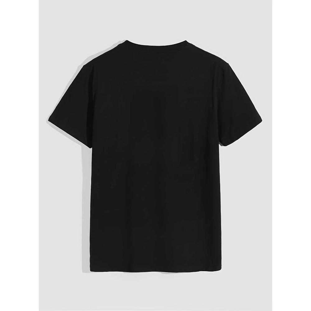 Maglietta estiva da uomo 100% cotone comoda casual ampia oversize con grafica stampata logo stella sportiva girocollo maniche corte