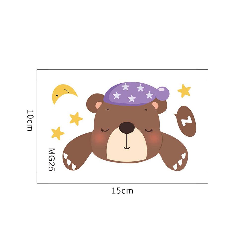 Cartoon Cute Animal Combination Switch Bedroom Living Room Home Decoration Switch Sticker