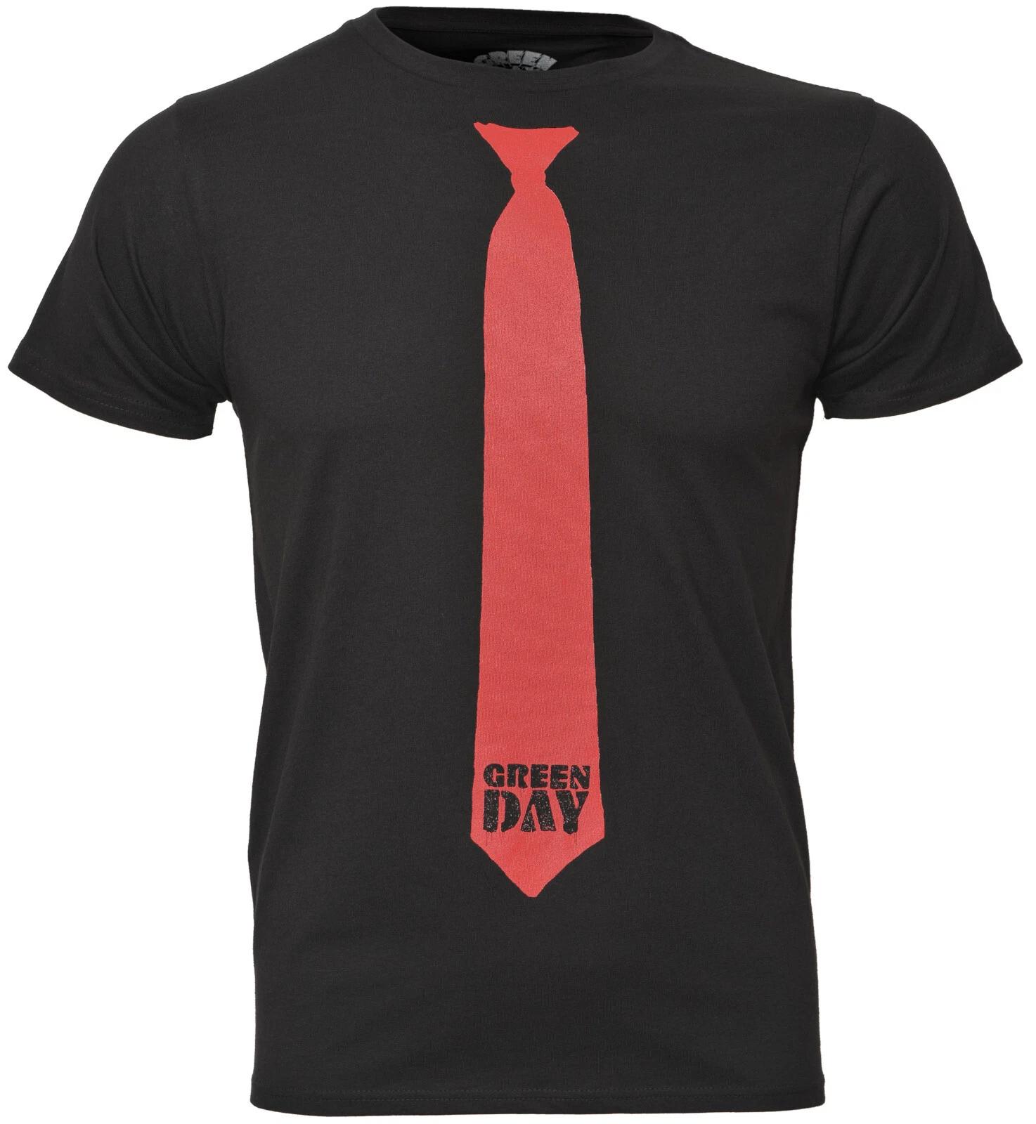 Official Green Day T Shirt Tie Logo Punk Rock Band New S M L XL XXL S