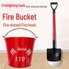 fire bucket & shovel set