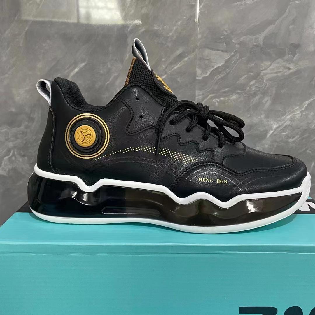 

Мужская повседневная обувь, модные баскетбольные туфли на платформе, со шнуровкой, с мягкой подошвой, удобные мужские кроссовки для папы 44