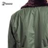 Men's Winter Army Green Thickened Cotton Overcoat