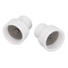 2PCS TIG Welding Cup White Color 2.4mm Filter Center Hole Ceramic TIG Cup for Argon Arc Welding Gun