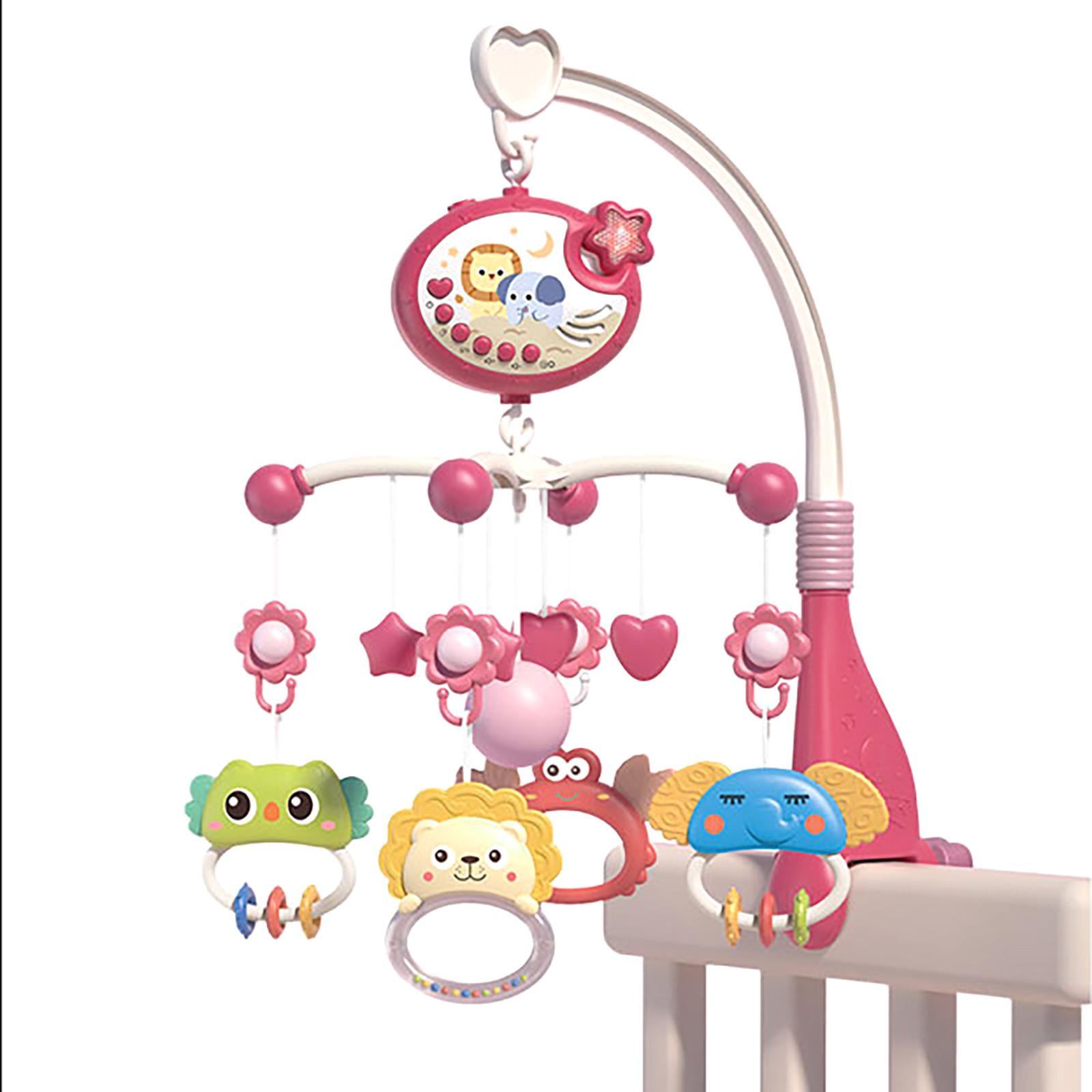 

Подарочная коробка с вращающимся звонком, подвесная детская подвеска-колокольчик для кровати, детские игрушки для обучения детей 0-1 года One Size красный