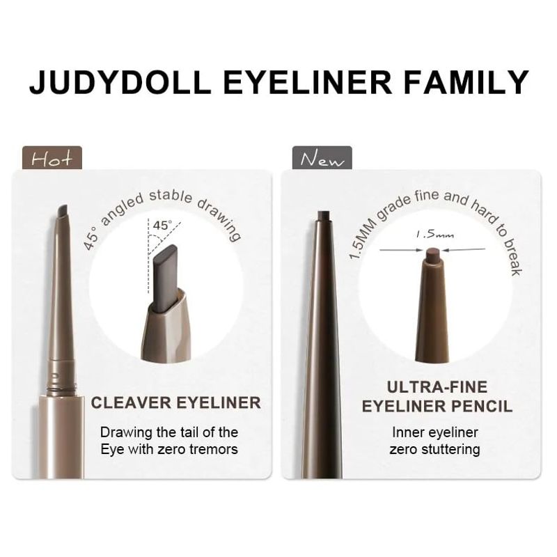 Judydoll - Ultra-fine Eyeliner Gel Pen - 3 Colors