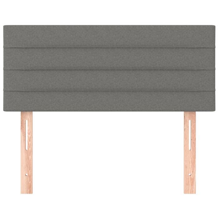 VidaXL Headboard Bedroom Furniture Bed Accessory Single Bed Headboard Interior Dark Grey 90x5x78/88 346117